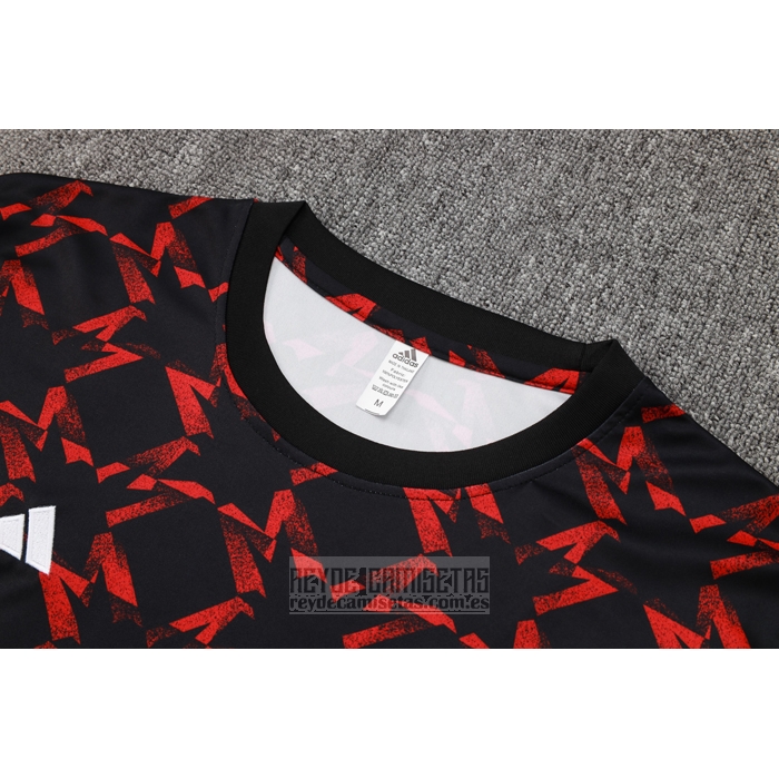 Chandal del Manchester United Manga Corta 2024-2025 Rojo - Pantalon Corto